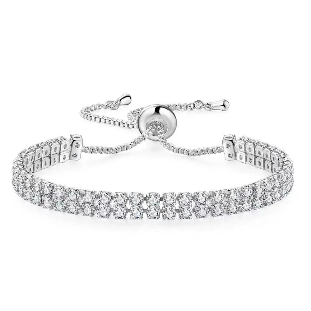 Sweet Shiny Cubic Zirconia Bracelets